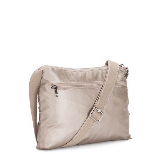 Kipling Alvar Metallic Crossbody Väska Silver | SE 2148IL